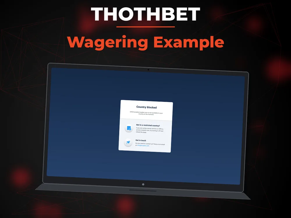 Thothbet - Wagering Example