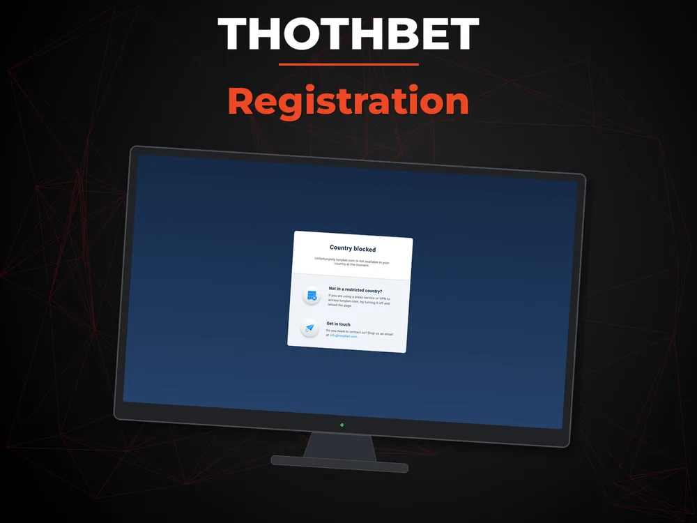 Thothbet - Registration