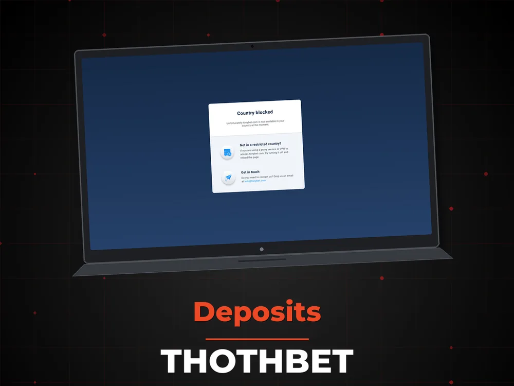Thothbet - Deposits