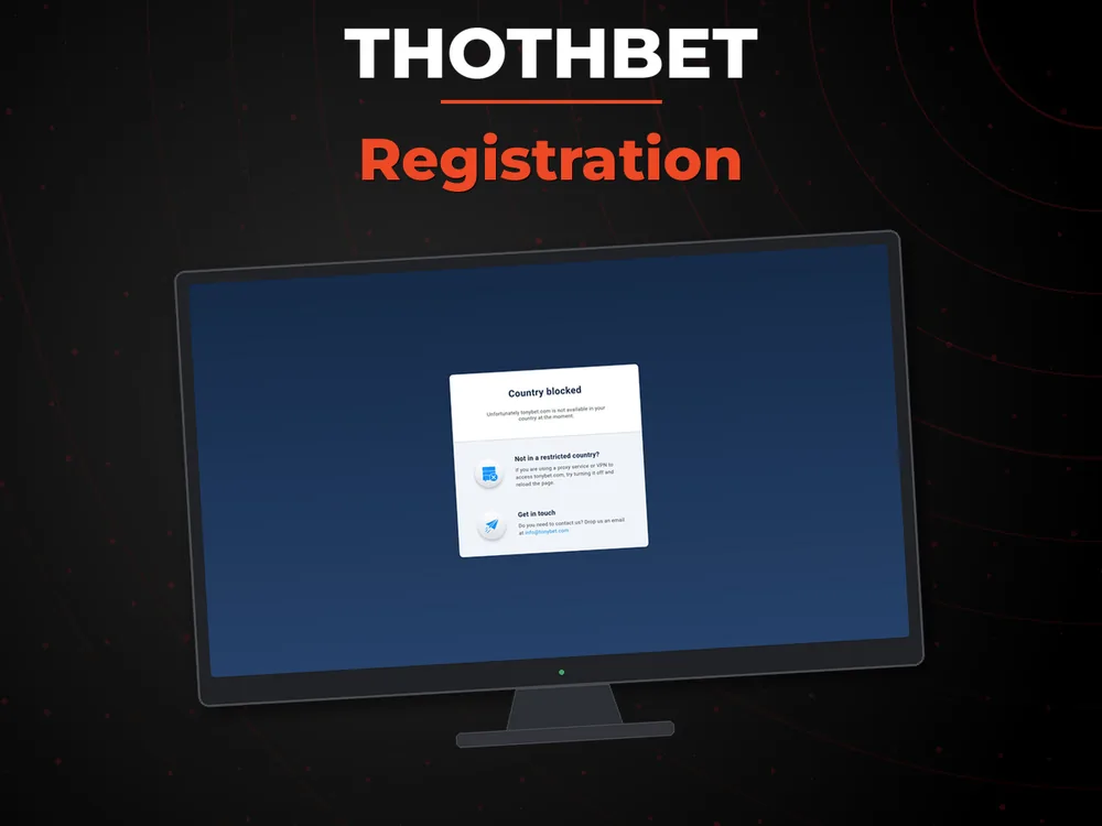 Thothbet - Registration