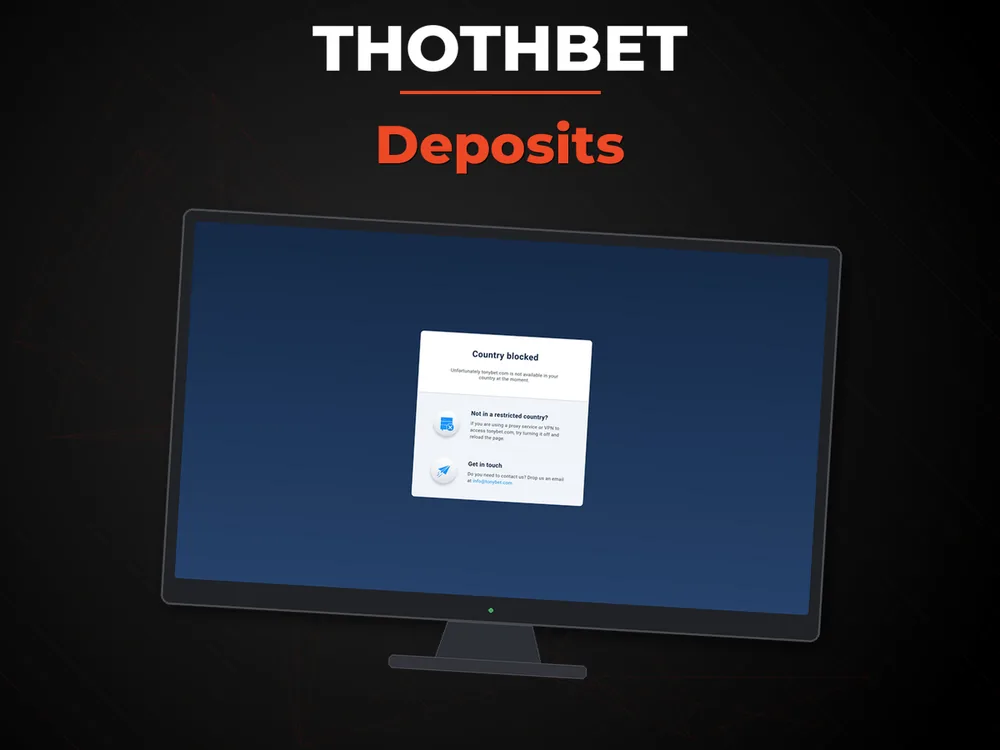 Thothbet - Deposits