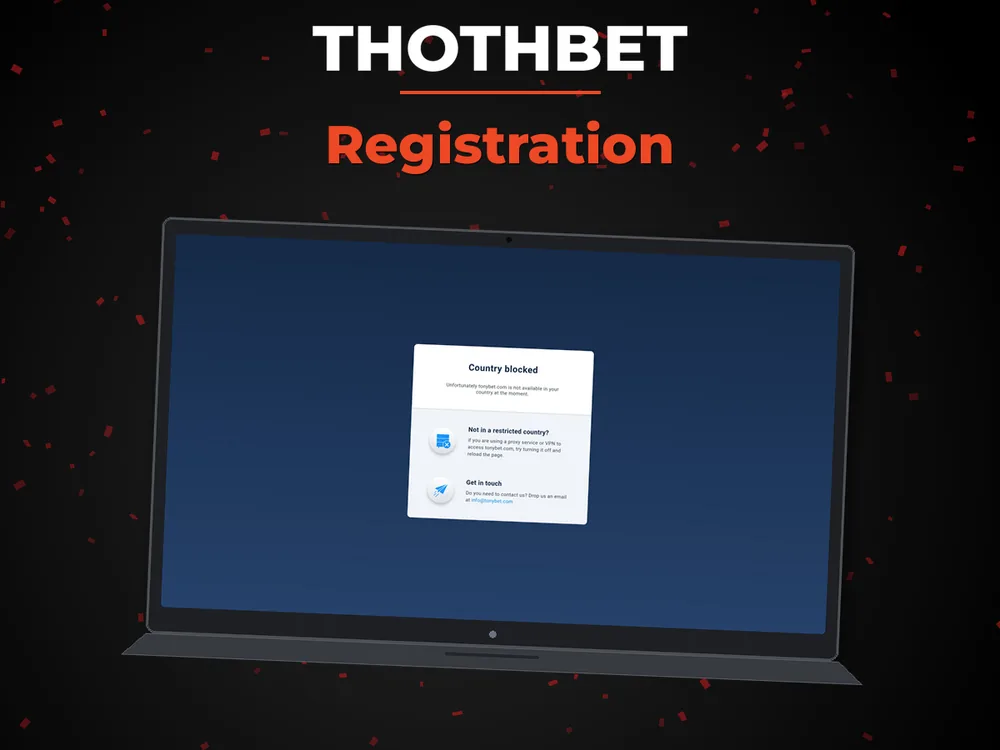 Thothbet - Registration